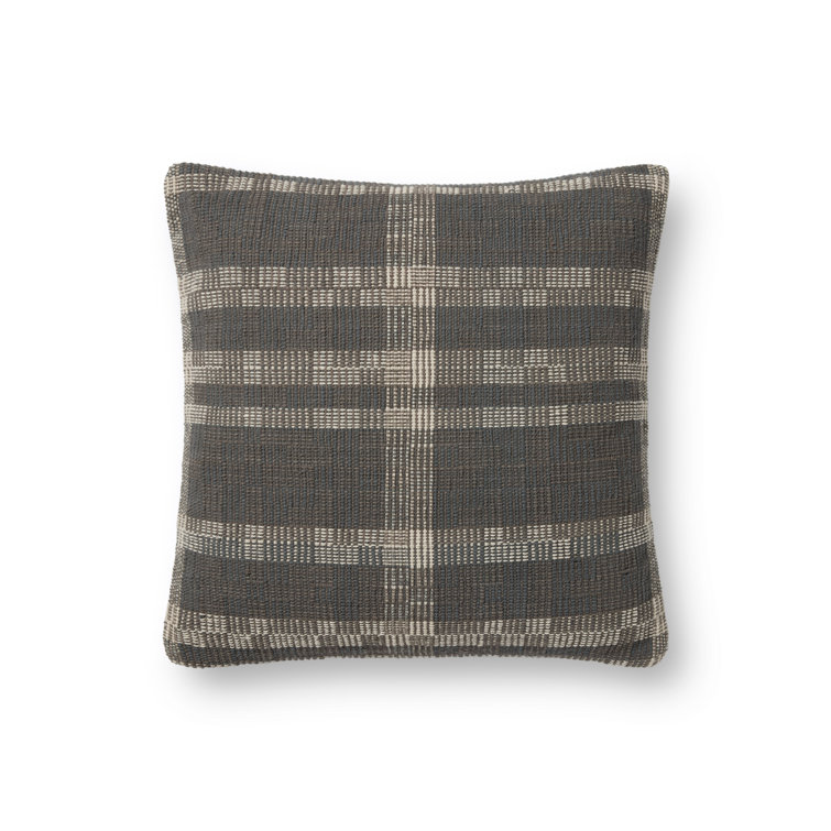 Amber Lewis x Loloi Cove Smoke / Natural Pillow Wayfair